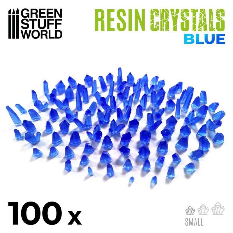 Cristaux de Résine BLEUS - Petits Cristaux de Résine BLEUS - Petits