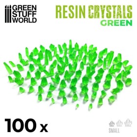 Cristaux de Résine VERTS -...