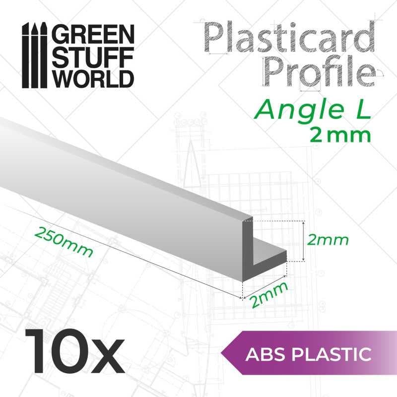 Plasticard PROFILÉ CORNIÈRE 2 mm