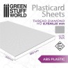 Plaque de Plasticard texturé DIAMANT HO 0.75mm