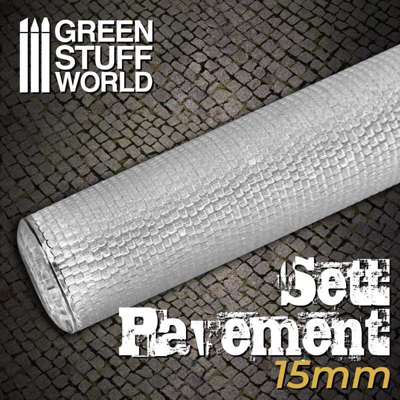 Rouleaux texturés - PAVÉ 15mm