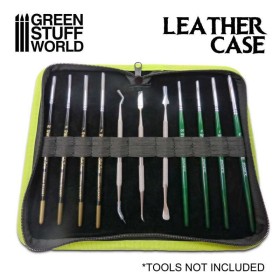 Etui en cuir Premium pour outils et pinceaux
