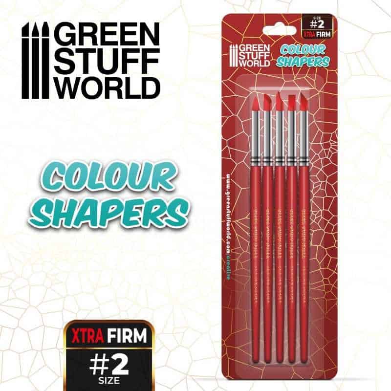 Pinceau Silicone - Colour Shapers TAILLE 2 - EXTRA FERME