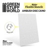 Pochoirs flexibles - Disque de camouflage (différentes tailles)