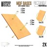 Socles DM - Rectangulaires 100x150mm (x2)