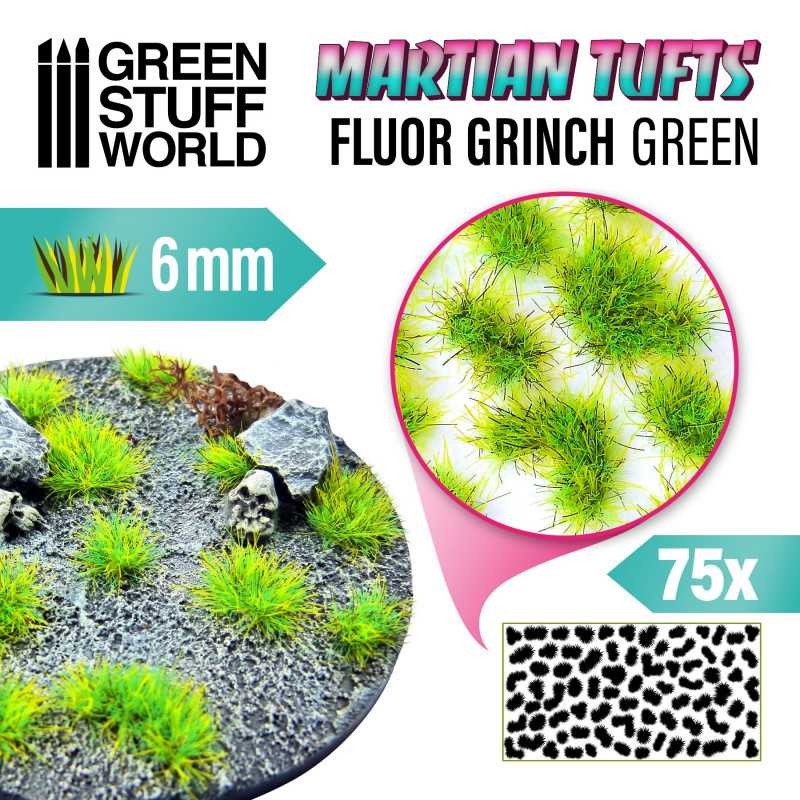 Touffes d'herbe martienne - FLUOR GRINCH GREEN Touffes d'herbe martienne - FLUOR GRINCH GREEN