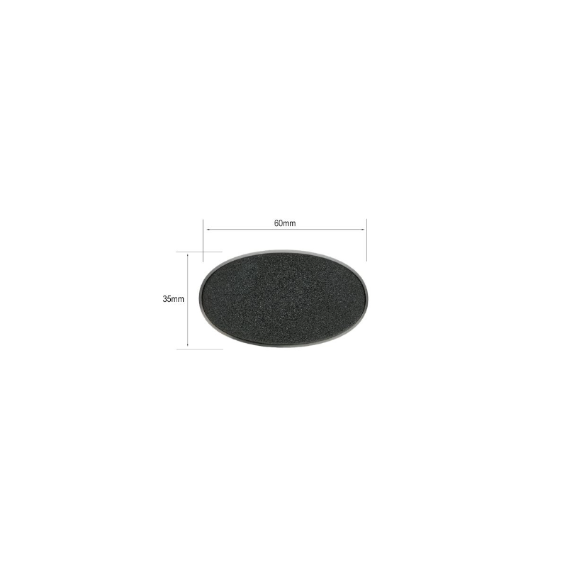 1 Socle Ovales Citadel 60x35mm 1 Socle Ovales Citadel 60x35mm