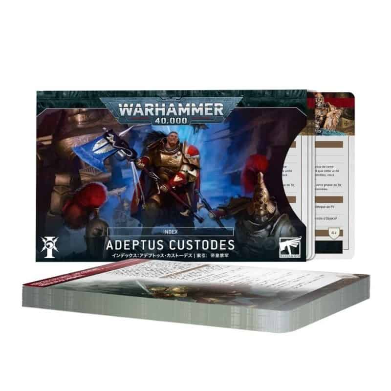 INDEX CARD Adeptus Custodes (FRA) INDEX CARD Adeptus Custodes (FRA)