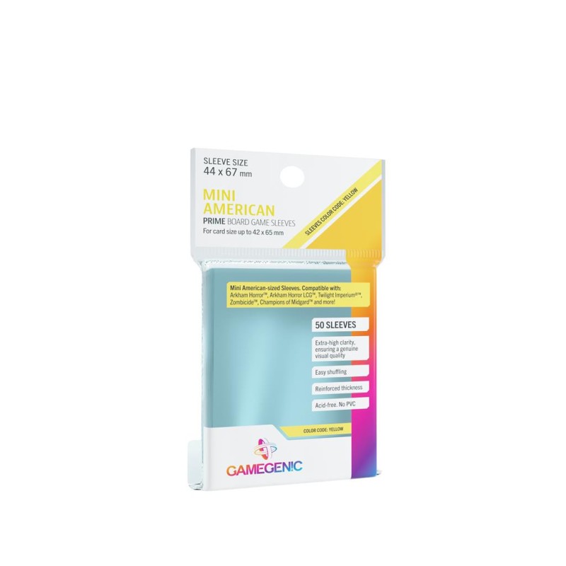 GG 50 sleeves Prime 44x67 Mini US Yellow GG 50 sleeves Prime 44x67 Mini US Yellow