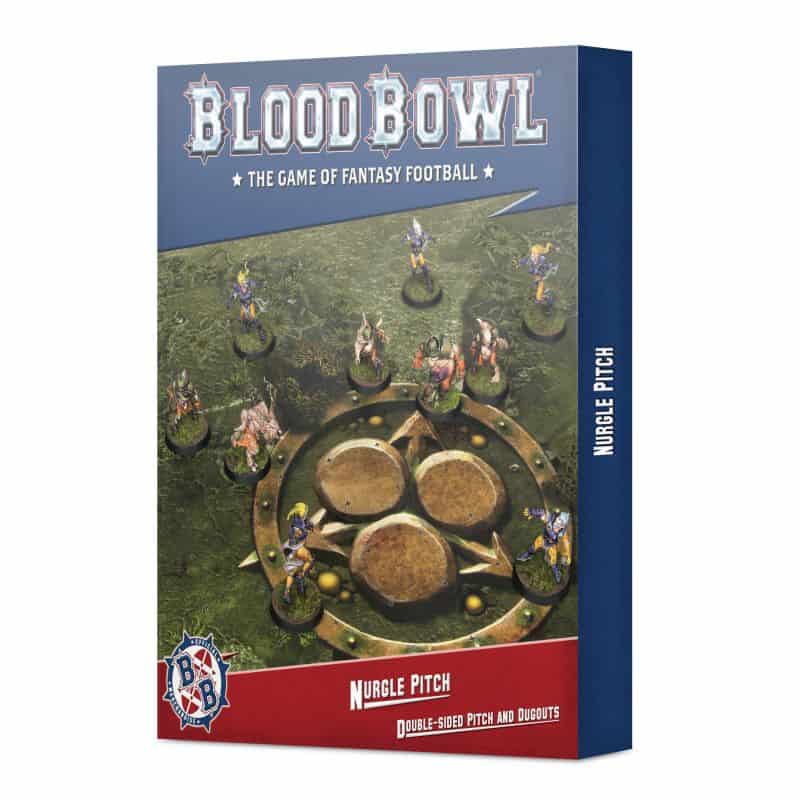 BLOOD BOWL: NURGLE TEAM PITCH & DUGOUTS BLOOD BOWL: NURGLE TEAM PITCH & DUGOUTS