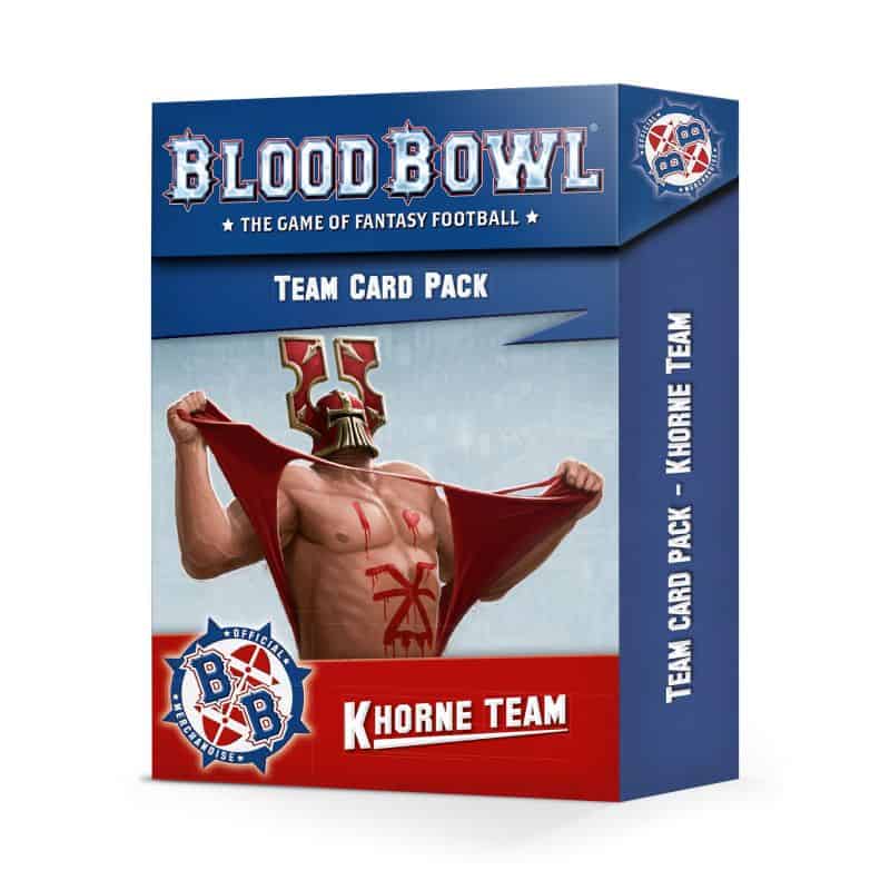 BLOOD BOWL: KHORNE TEAM CARD PACK BLOOD BOWL: KHORNE TEAM CARD PACK