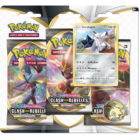 Pack 3 boosters Clash des rebelles
