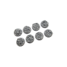 Skulls Bases Round 32 mm (4)
