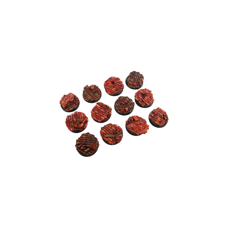 Old Factory Bases, Round 25mm (5)