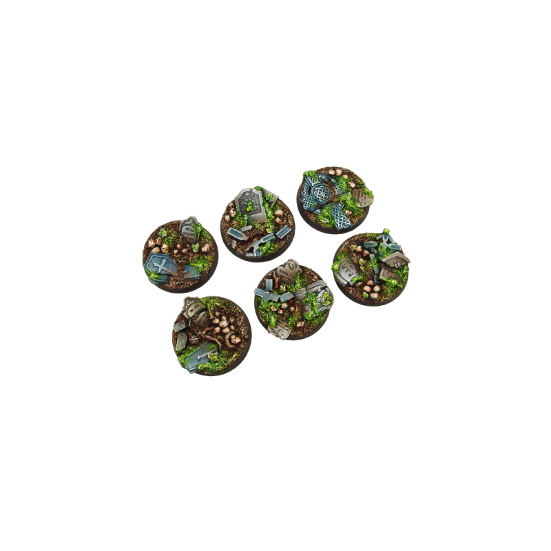 Graveyard Bases, Round 40mm (2) Graveyard Bases, Round 40mm (2)