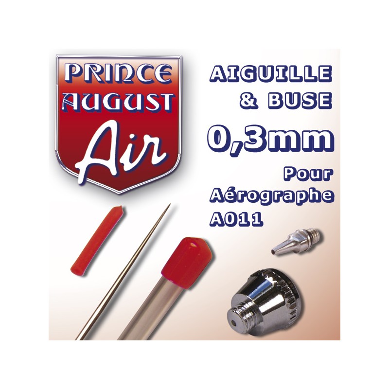 Aiguille & Buse 0.3 pour aérographe A011 Aiguille & Buse 0.3 pour aérographe A011