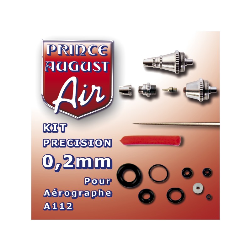 Kit de précision 0.2mm pour aérographe A112 Kit de précision 0.2mm pour aérographe A112