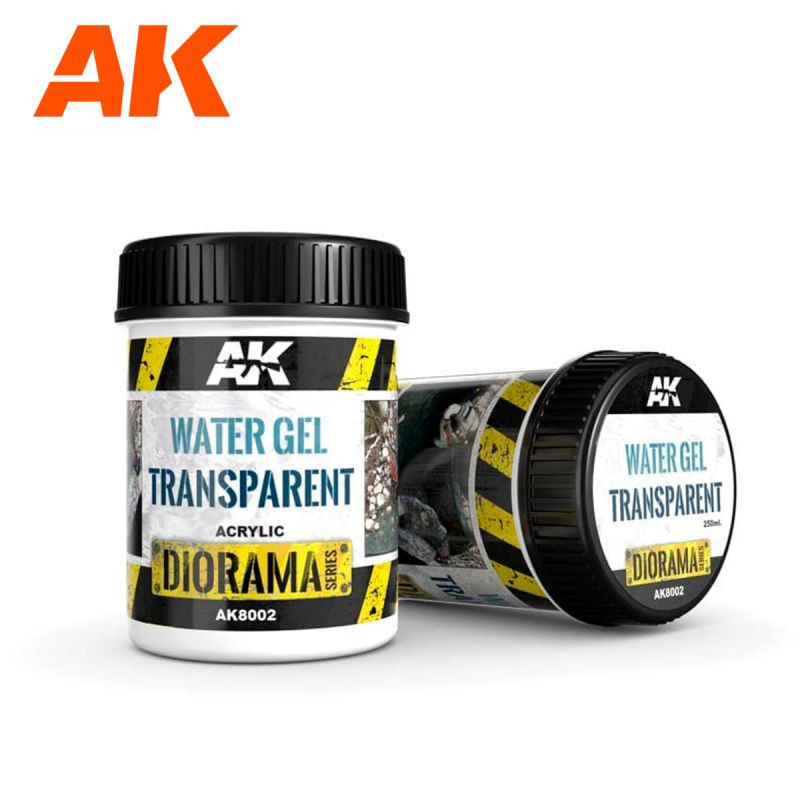 WATER GEL TRANSPARENT - 250ml (Acrylic) WATER GEL TRANSPARENT - 250ml (Acrylic)