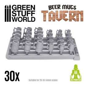 Chopes de bière - Taverne