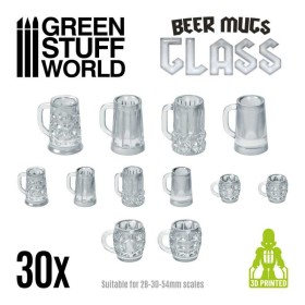 Chopes de bière - cristal
