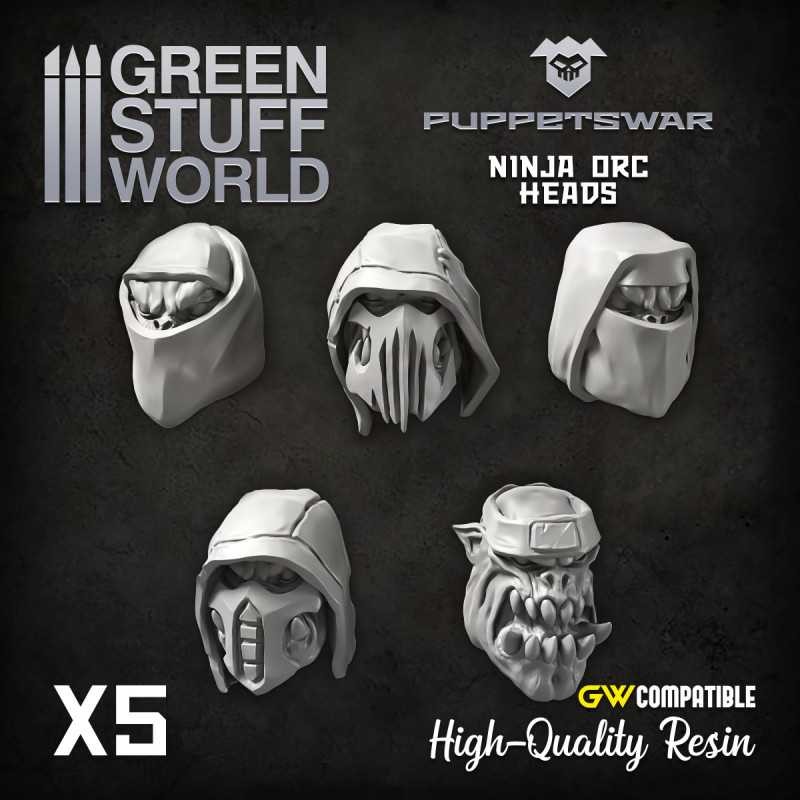 Têtes d'orques ninja