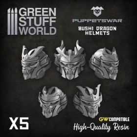 Casques de dragon du Bushido