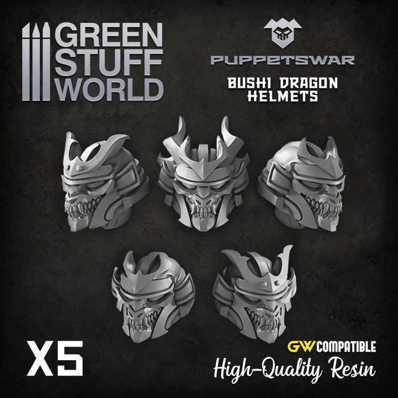 Casques de dragon du Bushido Casques de dragon du Bushido