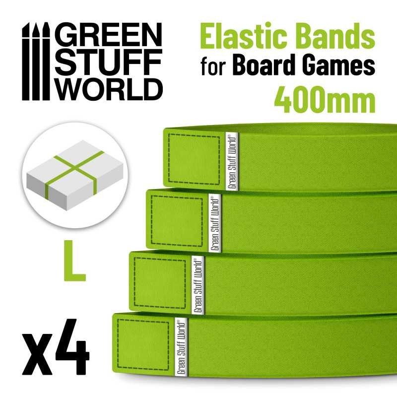 Bandes Élastiques pour jeux de société 400mm - Pack x4 Bandes Élastiques pour jeux de société 400mm - Pack x4