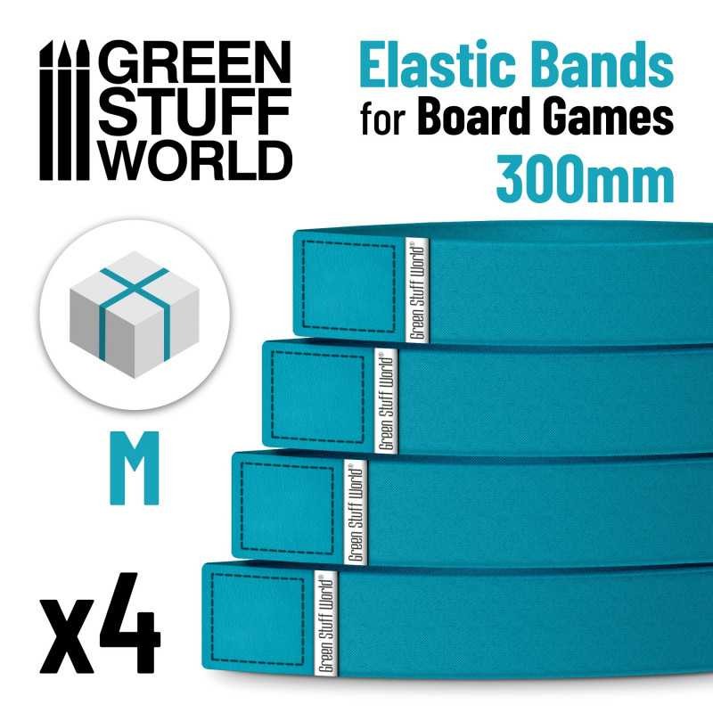 Bandes Élastiques pour jeux de société 300mm - Pack x4 Bandes Élastiques pour jeux de société 300mm - Pack x4