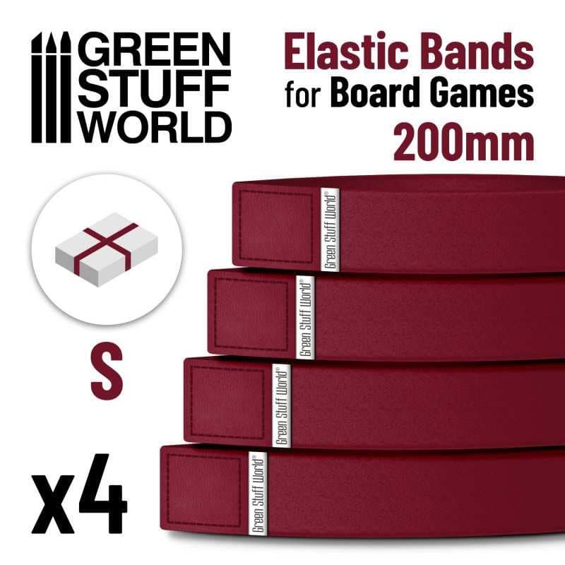 Bandes Élastiques pour jeux de société 200mm - Pack x4 Bandes Élastiques pour jeux de société 200mm - Pack x4