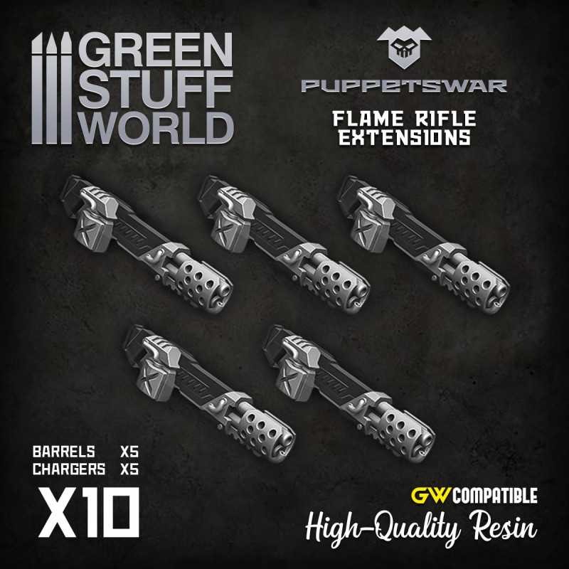 Extensions de fusil à flamme