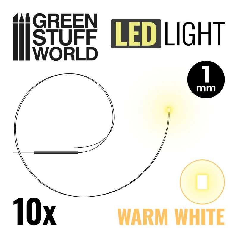 Lumières LED Blanche Chaude - 1mm