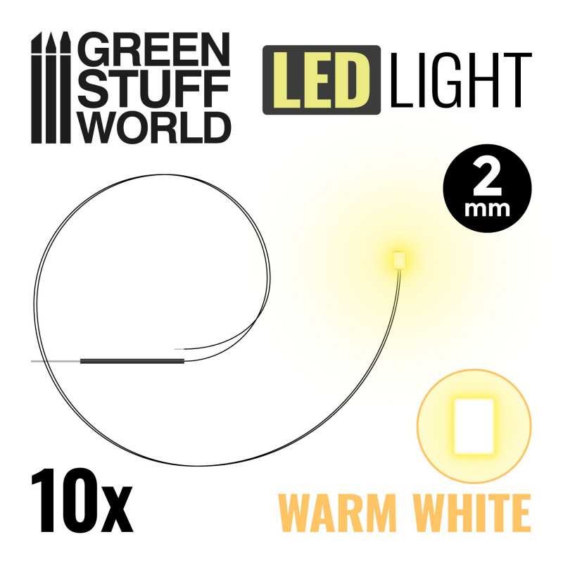 Lumières LED Blanche Chaude - 2mm