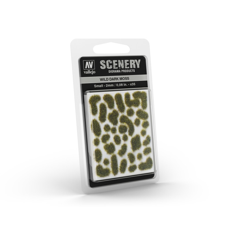 Wild Dark Moss - Mousse Foncé Sauvage 2mm Wild Dark Moss - Mousse Foncé Sauvage 2mm