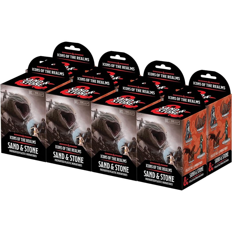 D&D Icons of the Realms: Sand & Stone - 8 ct. Booster Brick (Set 26) D&D Icons of the Realms: Sand & Stone - 8 ct. Booster Brick (Set 26)
