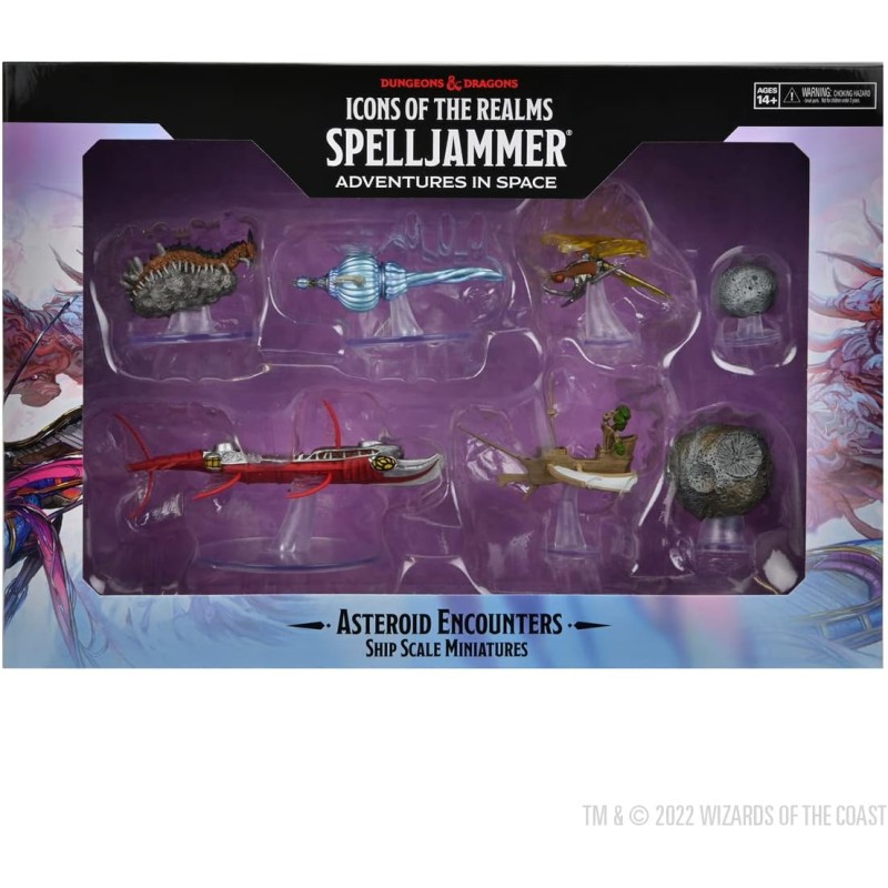 Asteroid Encounters - Ship Scale: D&D Icons of the Realms Miniatures Asteroid Encounters - Ship Scale: D&D Icons of the Realms Miniatures