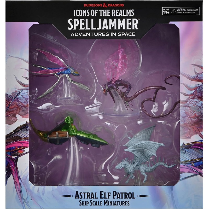 Astral Elf Patrol - Ship Scale: D&D Icons Astral Elf Patrol - Ship Scale: D&D Icons