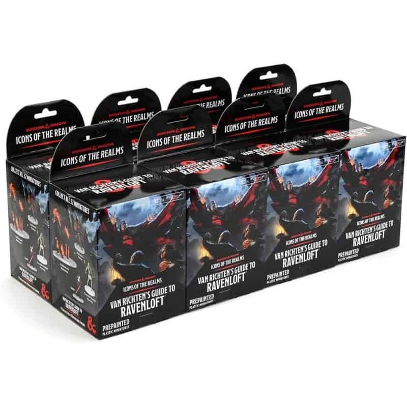 D&D Icons of the Realms Miniatures: Van Richten's Guide to Ravenloft (Set 21) 8 Ct. Booster Brick D&D Icons of the Realms Miniatures: Van Richten's Guide to Ravenloft (Set 21) 8 Ct. Booster Brick