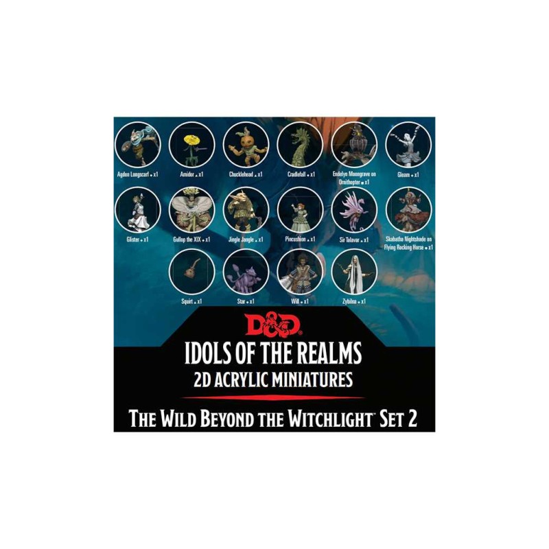 D&D Idols of the Realms: The Wild Beyond The Witchlight : 2D Set 2 D&D Idols of the Realms: The Wild Beyond The Witchlight : 2D Set 2