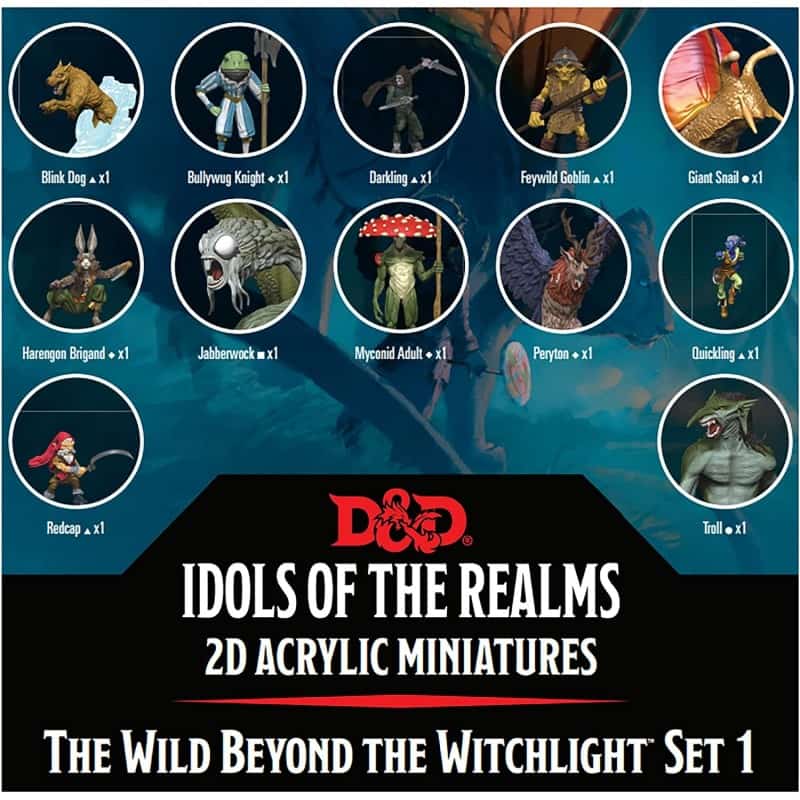 D&D Idols of the Realms: The Wild Beyond The Witchlight : 2D Set 1 D&D Idols of the Realms: The Wild Beyond The Witchlight : 2D Set 1