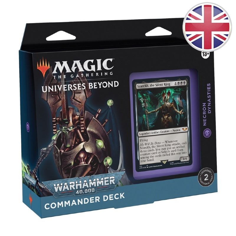 MAGIC WARHAMMER NECRON DYNASTIES COMMANDER DECK ANGLAIS MAGIC WARHAMMER NECRON DYNASTIES COMMANDER DECK ANGLAIS