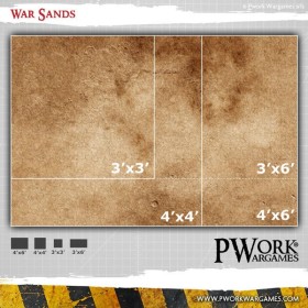 TAPIS DE JEU NEOPRENE WAR SANDS 90X120CM