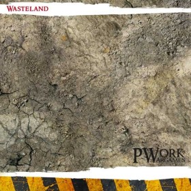 Tapis de jeu néoprène Wasteland 120x120cm