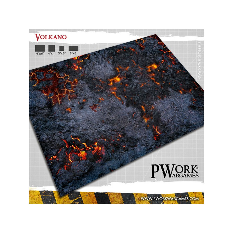 Tapis de jeu néoprène Volkano 4x6' Tapis de jeu néoprène Volkano 4x6'
