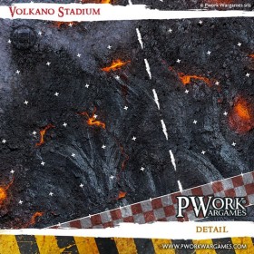 Tapis de jeu néoprène Volkano Stadium