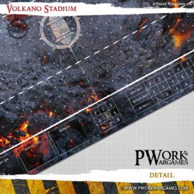 Tapis de jeu néoprène Volkano Stadium
