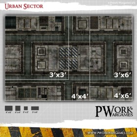 URBAN SECTOR NEOPRENE 44X30''