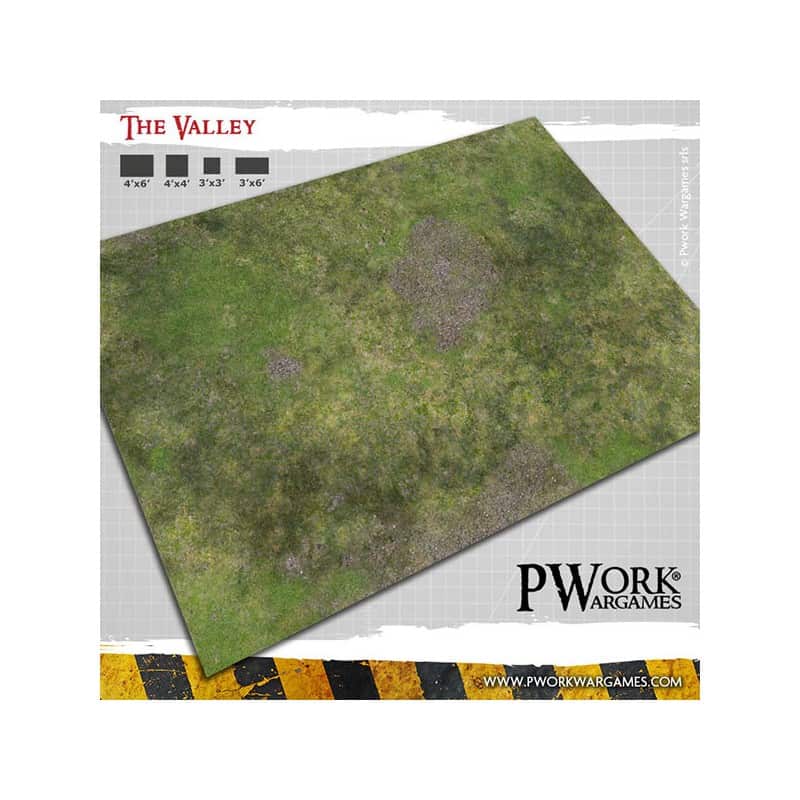 Tapis de jeu néoprène The Valley 4x6' Tapis de jeu néoprène The Valley 4x6'