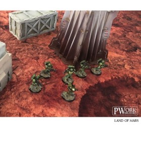 Tapis de jeu néoprène Lands of Mars 180x90cm (3x6)