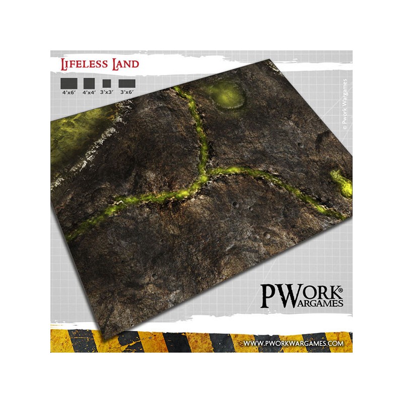 LIFELESS LAND NEOPRENE 22X30''
